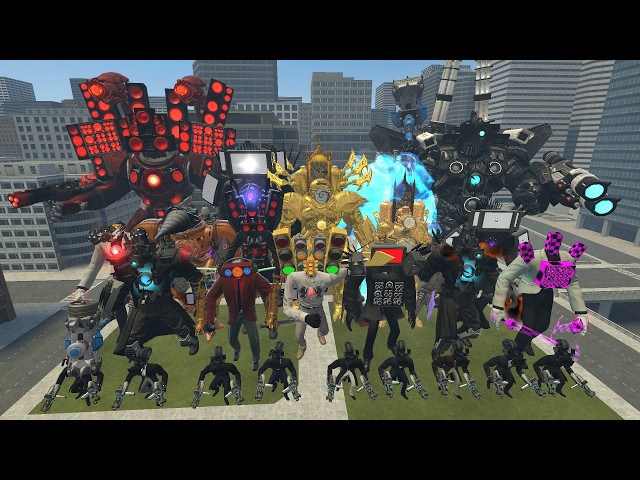 Evolution of TV MAN Titan vs Skibidi toilet Zombie - Gman Hydra Toilet vs Future TV MAN Boss In Gmod