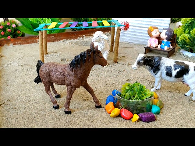 DIY how to make cow shed | house of animals | horse house – cow shed | mini hand pump |woodwork #2