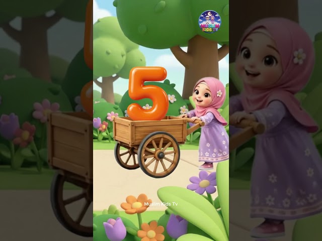 Easy Way to Count Numbers 2-9 for Kids 🧒💫| one two three four five   #learnnumbers #islamic #kids