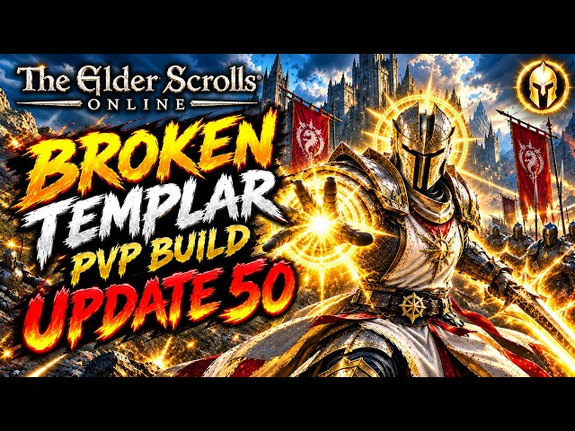 ESO PVP - THE MOST BROKEN TEMPLAR BUILD (LITERALLY) | UPDATE 50