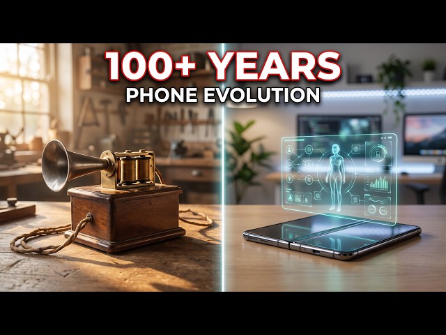 100+ Years of Phone Evolution (1876–2100) | Bell to AI Communication