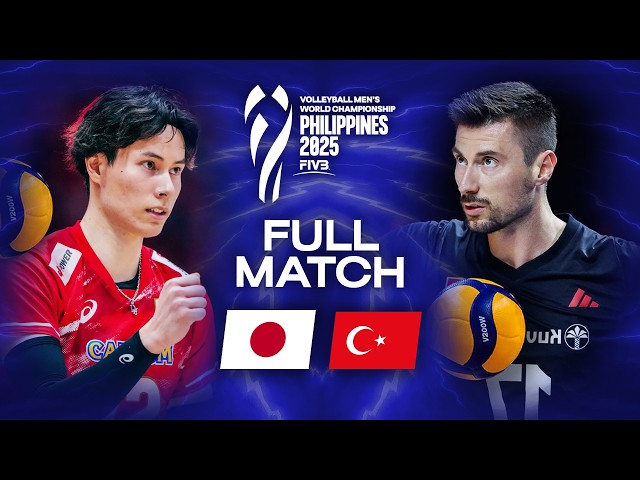 Japan 🇯🇵 vs. Türkiye 🇹🇷 | Full Match | World Championship 2025 - Men