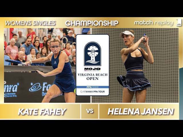 Kate Fahey vs Helena Jansen at the PPA Virginia Beach Open | Final