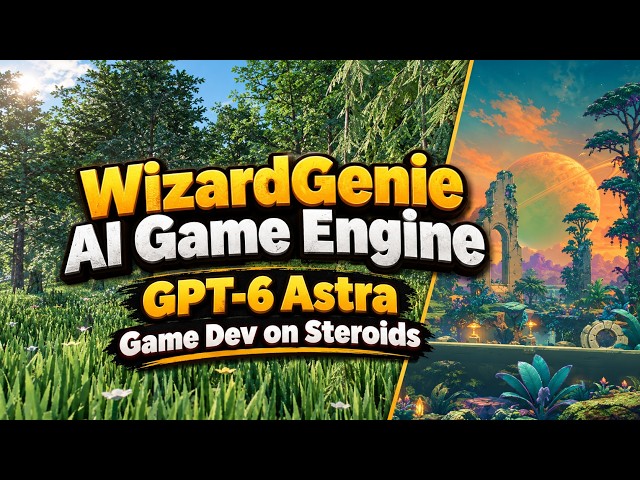 GPT-6 Astra + WizardGenie AI Game Engine = Game Dev on Steroids