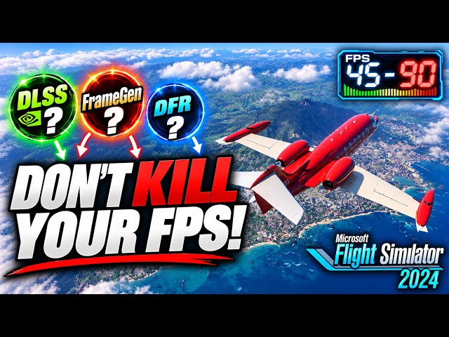 Which is BEST? FRAME GEN vs FPS Locking vs TAA vs DLSS | MSFS 2024 VR Setup Advice FOR ALL!
