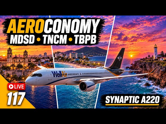 Virtual Airline Flights | WolfAir on Aeroconomy | Flying the Synaptic A220