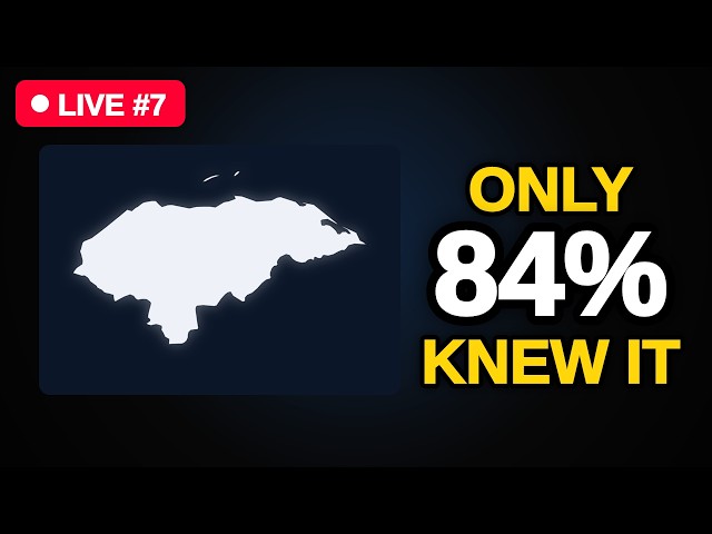 🔴 LIVE #7 · Only 84% Knew This Country's Shape