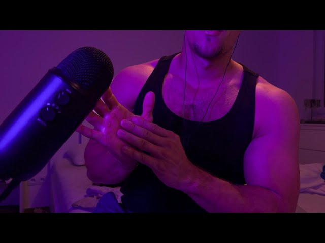 Instant Sleep ASMR 💤 Ultra Close Hand Visuals + Mouth Sounds