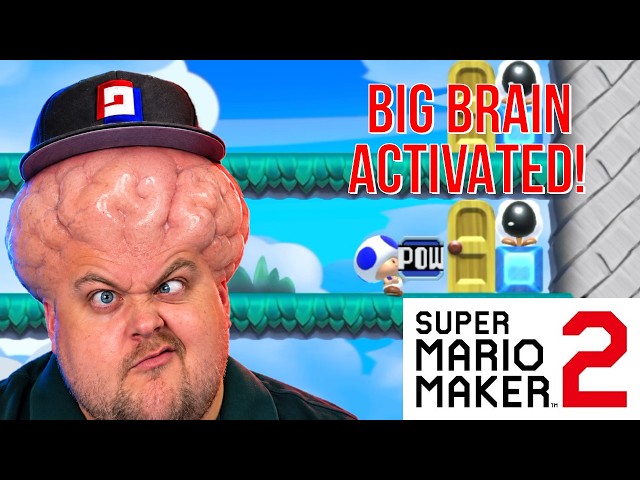 Using ALL of my BRAINS! - Super Expert No Skips (Super Mario Maker 2)