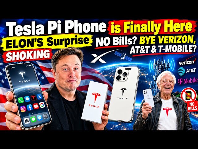 Tesla Pi Phone: Starlink Mobile's Big Move! AT&T, Verizon & T-Mobile | Terafab Memory Chip Strategy