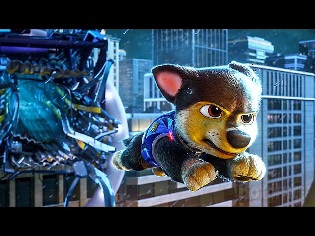 Chase is The Best Dog EVER | Paw Patrol: The Movie Best Scenes 🌀 4K
