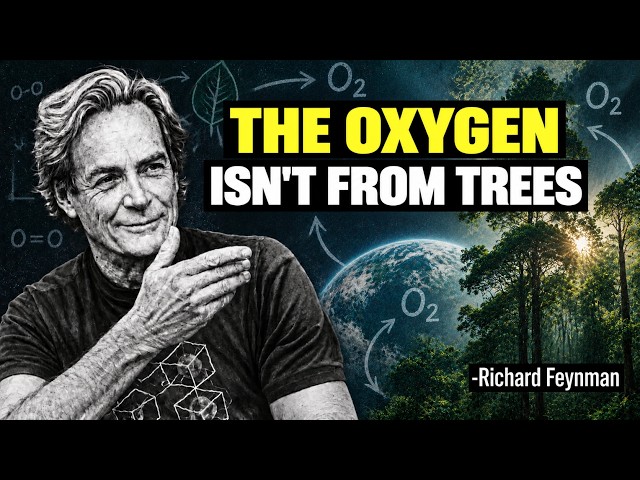 Trees Do NOT Make the Oxygen You Breathe (Its Not What You Think) | Feynman Physics