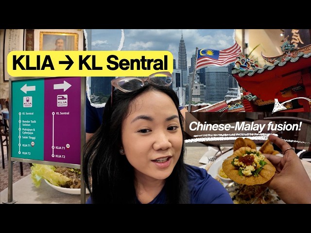 Episode 1: KLIA Express to KL Sentral — Easiest Way into Kuala Lumpur? (Train, Food & Stay)