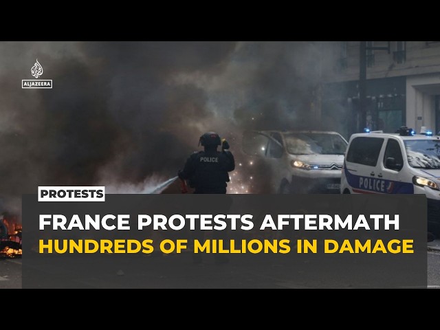 France protests: Government counts cost of violence as more demonstrations loom
