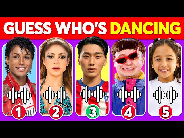 Guess Who Is Dancing | Shakira, Choi San, Michael, Lay Lay, IShowSpeed