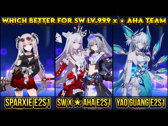 V1 | E2S1 Sub-DPS Comparison Sparxie E2S1 vs Yao Guang E2S1 | New Anomaly Arbitration 4.7