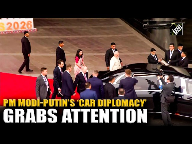 Car Diplomacy Begins: PM Modi, President Putin travel in the same car after bilateral talks