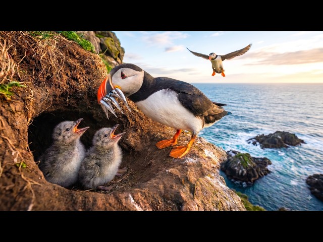 Atlantic Puffin: How a Mother Raises Her Chick in One of the World’s Harshest Places