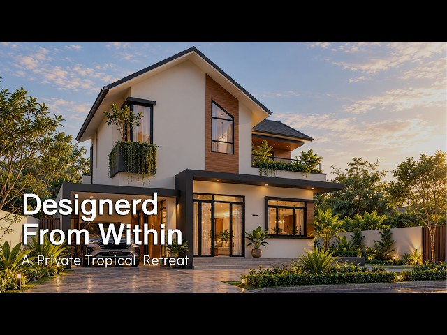 Small Space, Big Luxury: Modern Tropical Homes With Private Courtyards & Lush Gardens