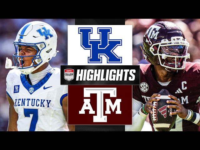 Kentucky Wildcats vs. Texas A&M Aggies | Full Game Highlights | ESPN College Football