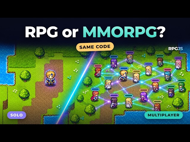 Build an RPG Once, Run It as an MMORPG | RPGJS Explained