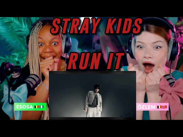Stray Kids "RUN IT" MV reaction | Fangirls in a heatwave edition 💚🩷