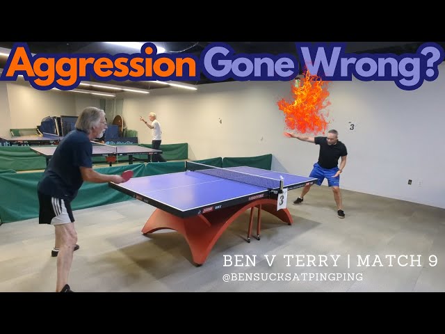 Aggression Gone Wrong? Watch How Terry Punished My Overzealous Shots! 🏓