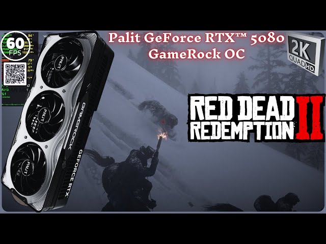 Red Dead Redemption 2 w/Palit GeForce RTX™ 5080 GameRock OC 💪 2K(60ᶠᵖˢ) ᴴᴰ ✔✔ #palit #gamerock