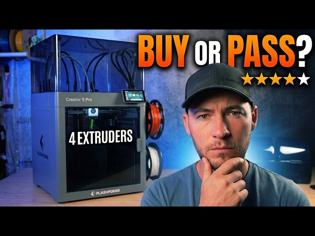 I Tried the Flashforge Creator 5 Pro - You Need to See This!