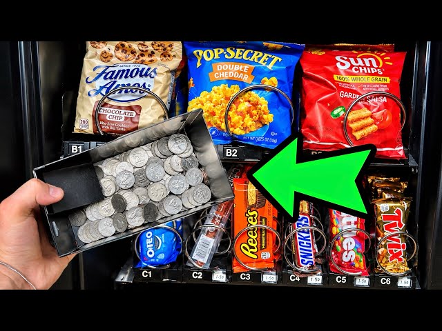 I Collected MONEY💰SNACK Vending MACHINE & MORE! 