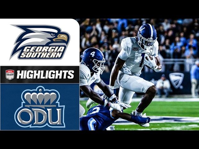 Georgia Southern Eagles vs. Old Dominion Monarchs | Full Game Highlights | ESPN College Football