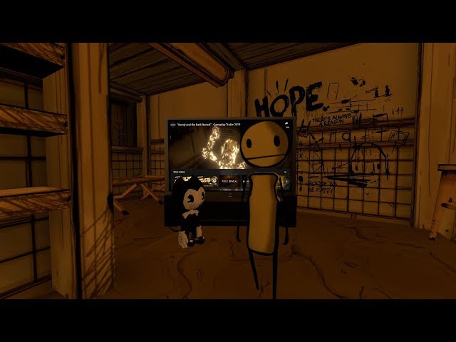 Bendy Dark Revival Trailer Reaction by theMeatly (360 VR)