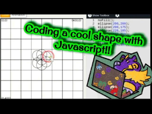 How to code a cool flower pattern with Javascript!!