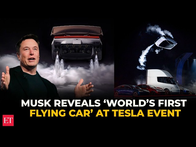 Elon Musk reveals ‘world’s first flying car’,  Here’s all you need to know about the Roadster