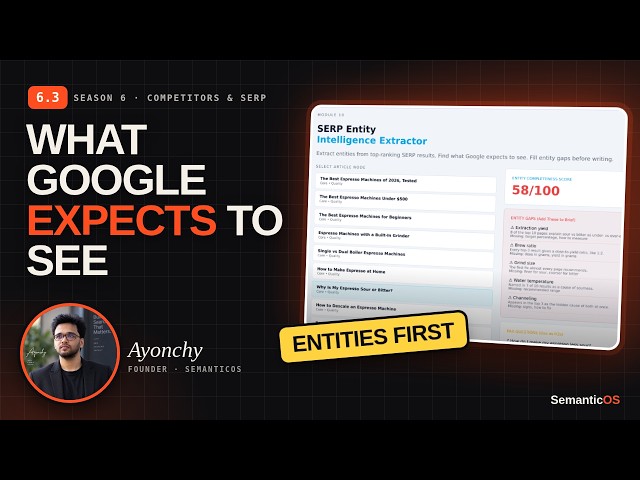 SemanticOS 6.3 SERP Intel For Writing Blog
