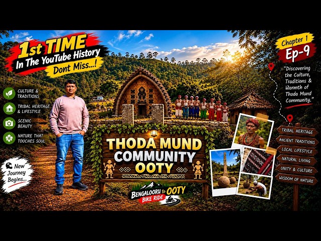 First Time on YouTube: Inside Ooty's Hidden Toda Tribe Village  Bengalooru - Ooty Bike Ride | Ep - 9
