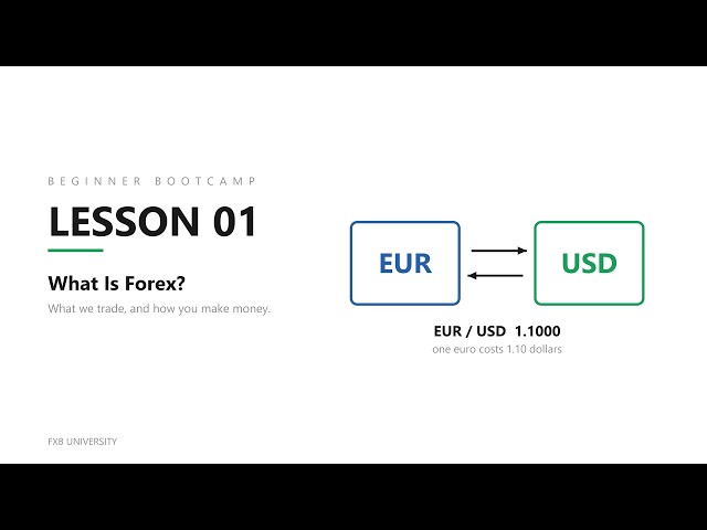 Lesson 1: Forex Trading for Beginners