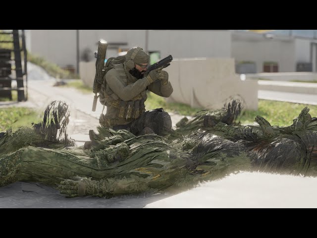 Base full of Translucent Soldiers CQC - No HUD Challenge