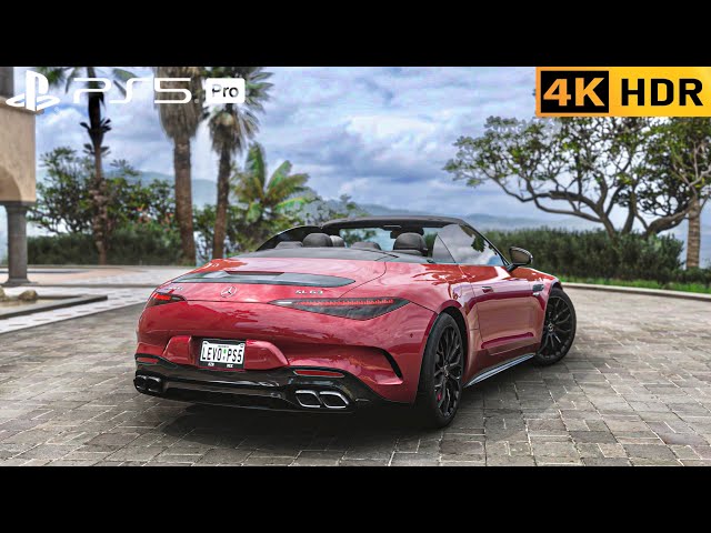 Forza Horizon 5 (PS5 PRO)- Mercedes SL63 AMG Convertible | 4K HDR |