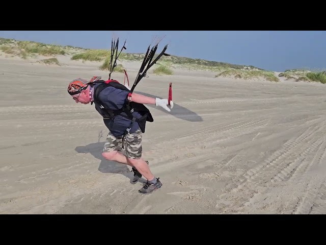 73 Year Old Paramotor SUPER Student Shows How To Do Proper Run & Jumps!!!