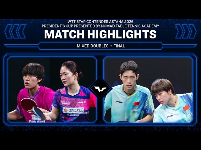 Kobayashi/Kihara vs Chen/Wang | XD Final | #WTTAstana 2026