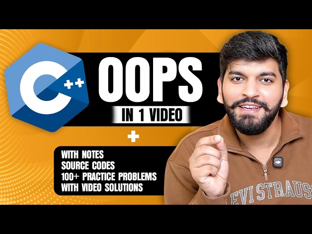 Complete C++ OOPS in 1 Shot