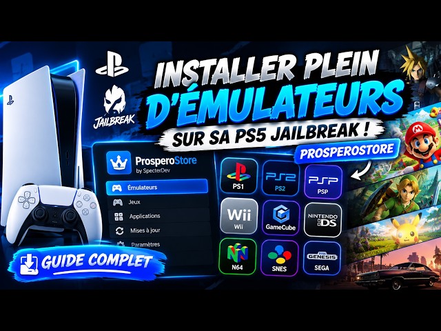 HOW TO INSTALL EMULATORS ON JAILBROKEN PS5!