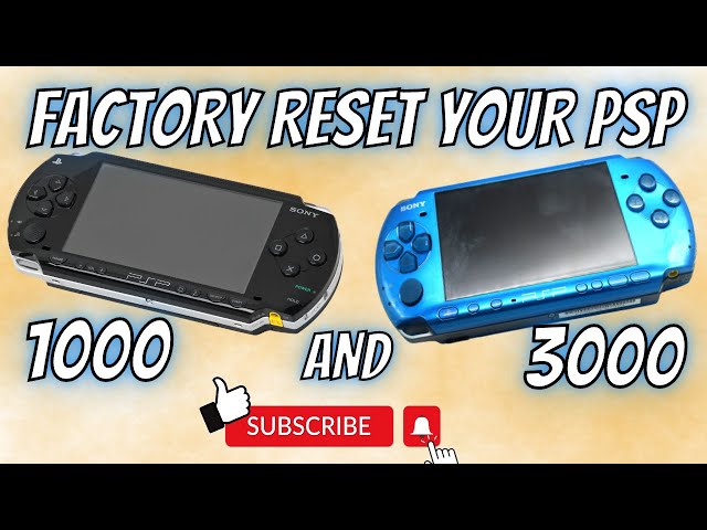 HOW TO FACTORY RESET YOUR PSP (October 2026)