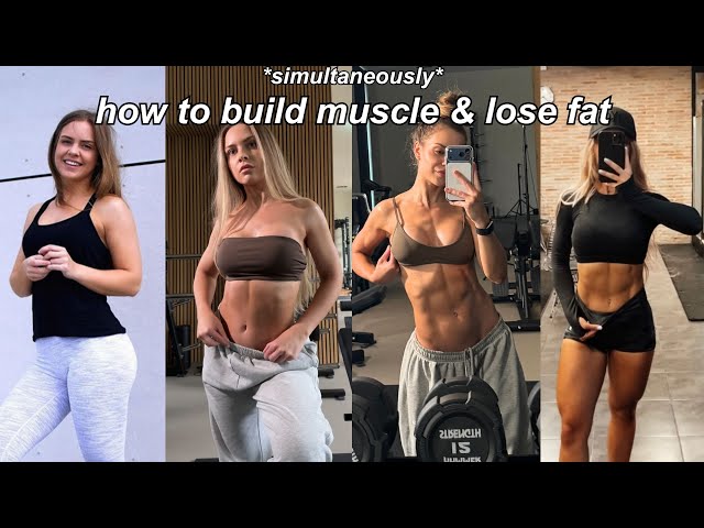 HOW I burn fat AND build muscle *at the same time* (body recomp)