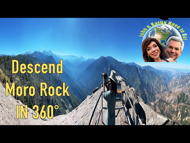 Moro Rock 360° Descent : Hike Every Step Down Sequoia's Epic Staircase