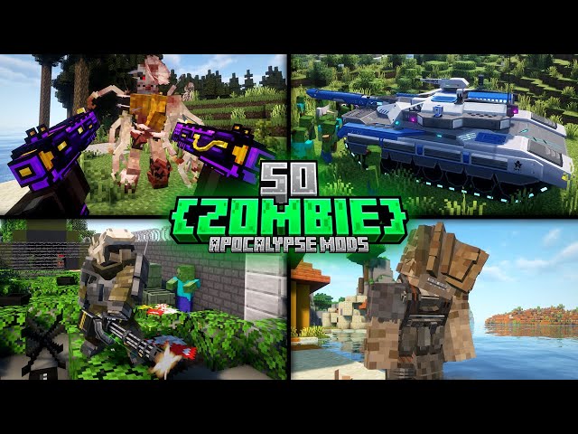 50 Best Minecraft Zombie Apocalypse Mods (2025)