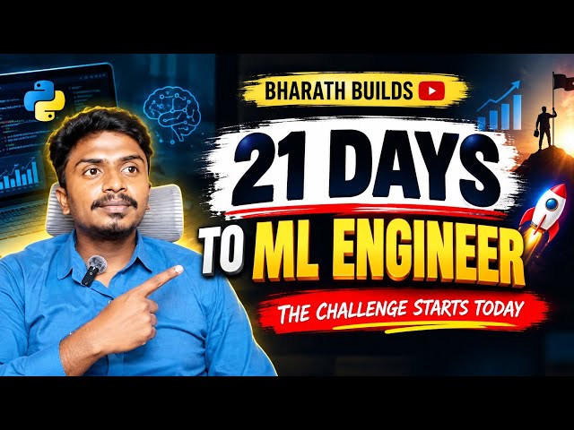 21 Days to ML Engineer 🚀 | Complete ML Roadmap for Students & Freshers