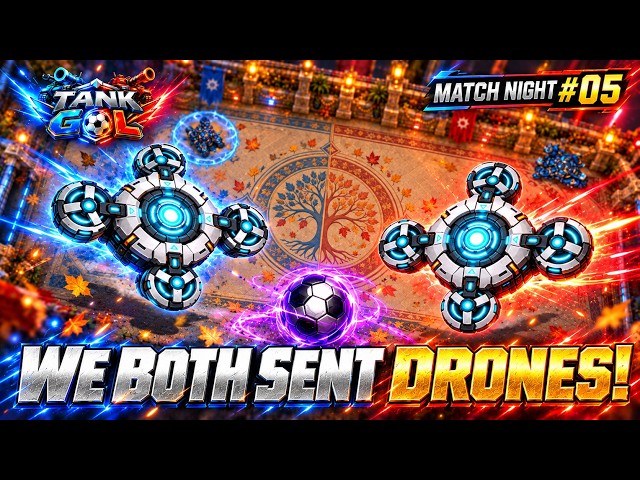 We Both Sent Drones in Overtime! | TankGol Match Night #05