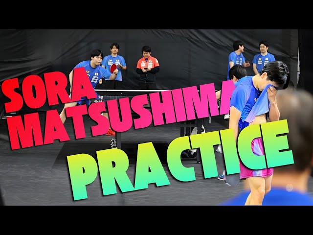Sora Matsushima Insane Practice | Tabel Tennis Practice Video #tabletennistalks #tabletennis